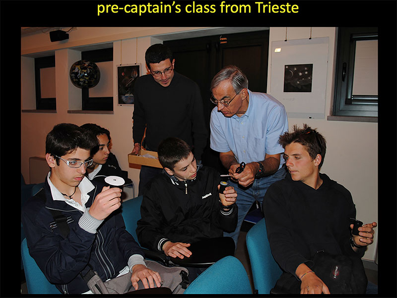 Workshop with Pre Captains from Trieste