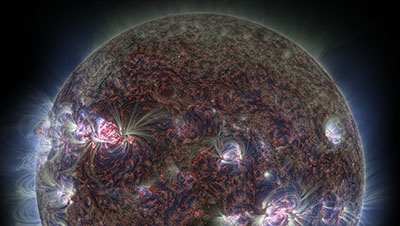 closeup of the sun